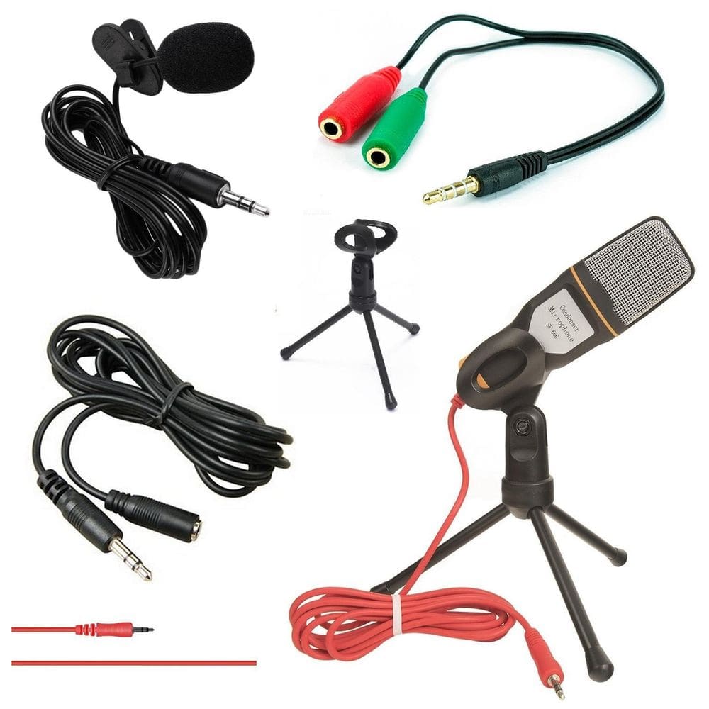 Kit Lapela + Microfone Condensador Pc Celular