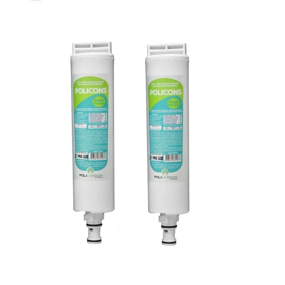 2 Filtro Refil Purificador De Agua Facilite Consul