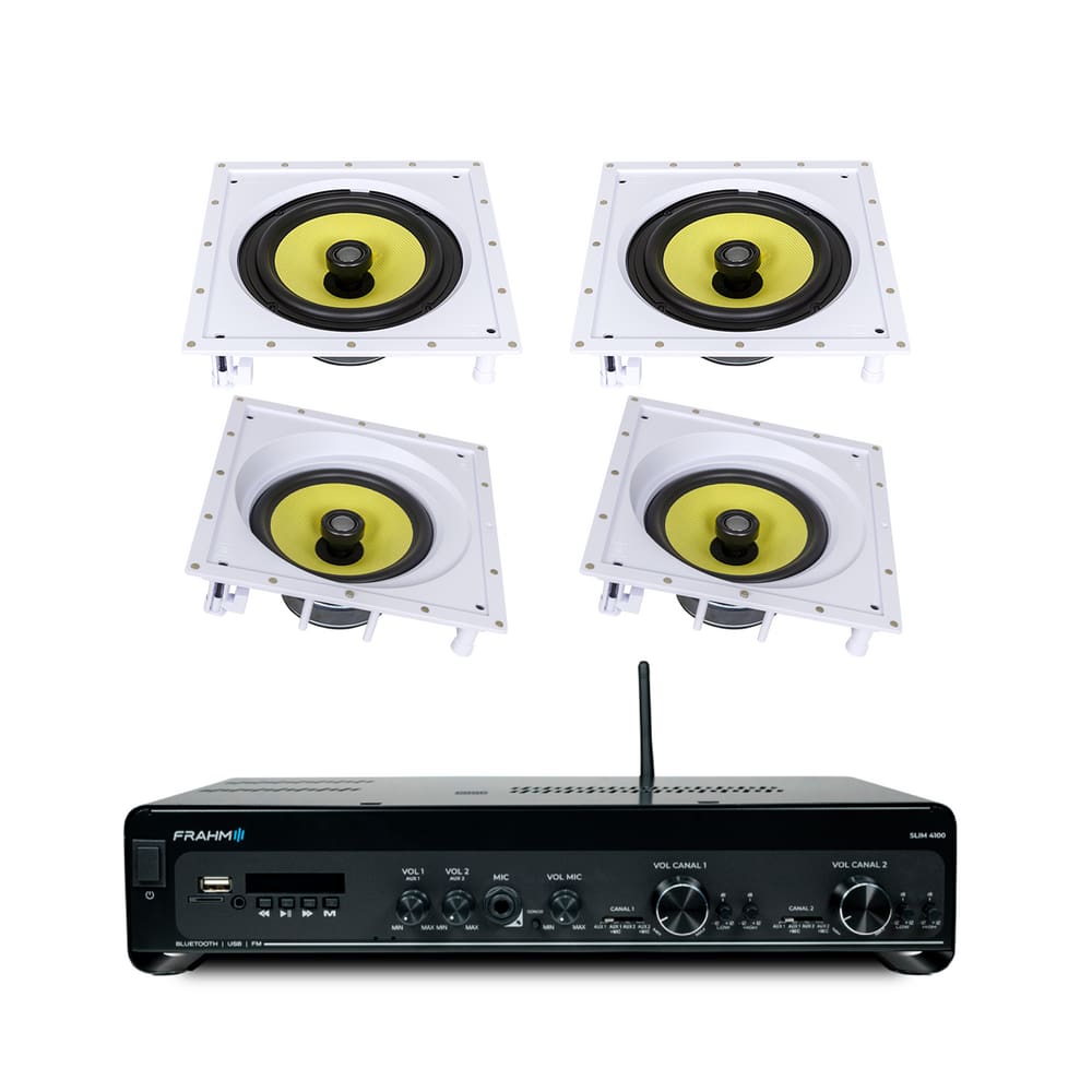 Kit Slim 4100 G5 Frahm + 2 Arandelas Ci8SA + 2 Arandelas Ci8S