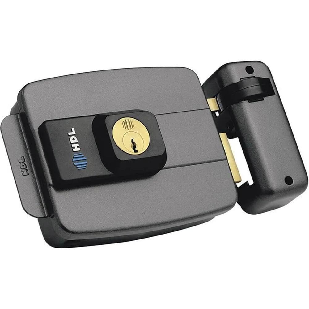 Fechadura Elétrica Std C-90 Ad Fixa Cinza Hdl