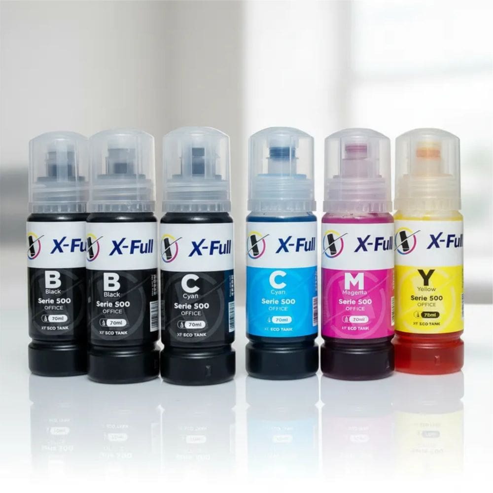 Kit 6 Tintas X-Full Para Epson L4150 L4160 L4260 L6171 L6270  6X 70ML