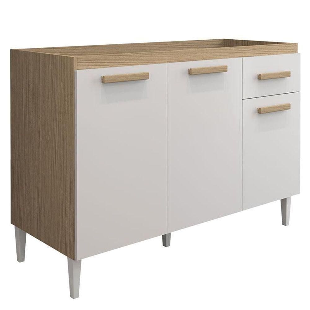 Balcão De Pia Vitória 2000313 Atacama Off White - Aramóveis