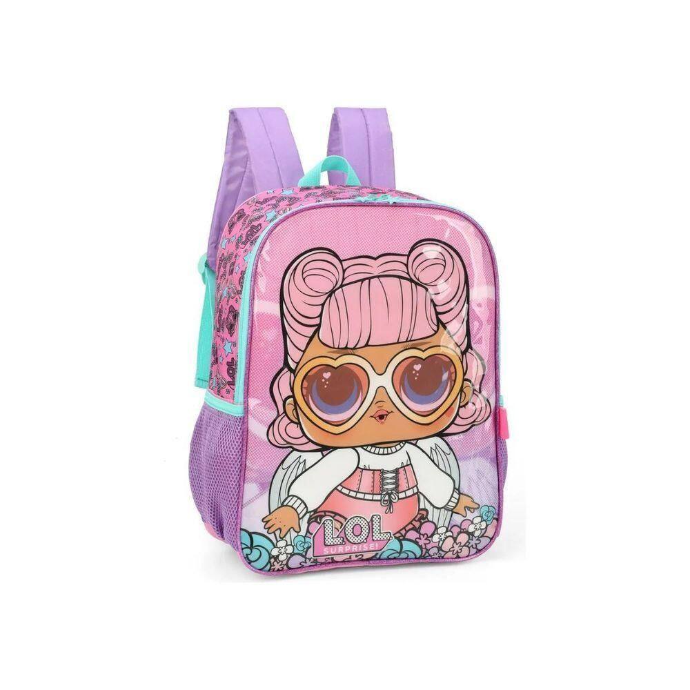 Mochila De Costas Luxcel Lol Surprise Rosa 41x30x14cm