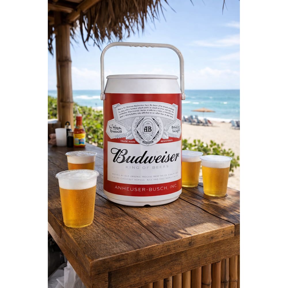Cooler Térmico Com Alça 42 A 50 Latas Budweiser