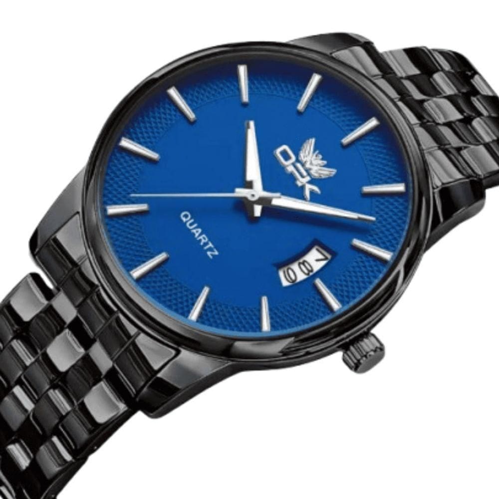 Relógio Ofk Função Calendário Movimento Quartzo Masculino