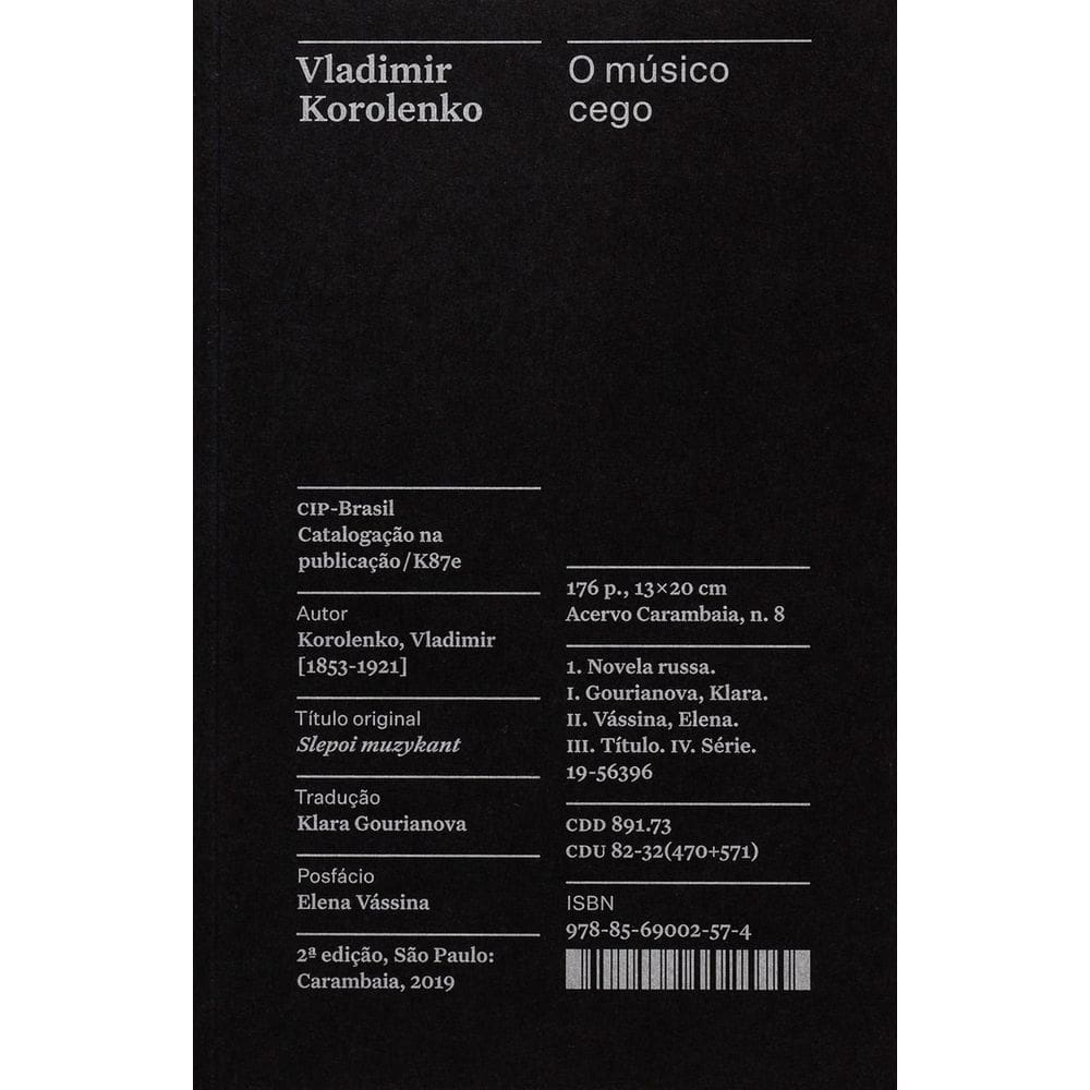o Músico Cego - Coleção Acervo