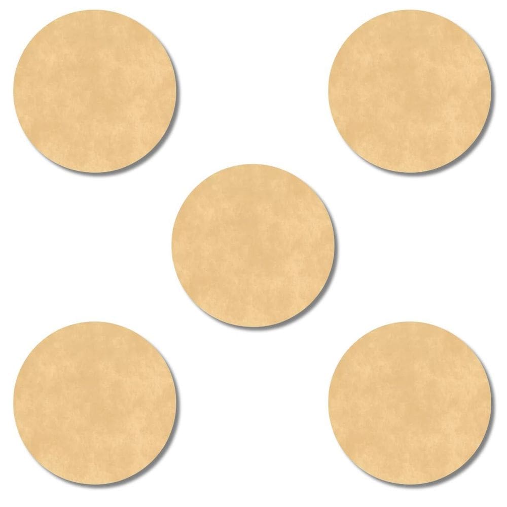 Kit 5 Pele Animal 45Cm Couro S/Aro Conga Bongo Atabaque Luen