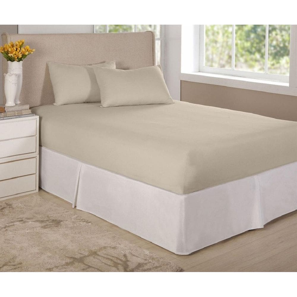 Jogo Lençol Cama Casal Padrão 3 Peçs Algodão Percal 150 Fios