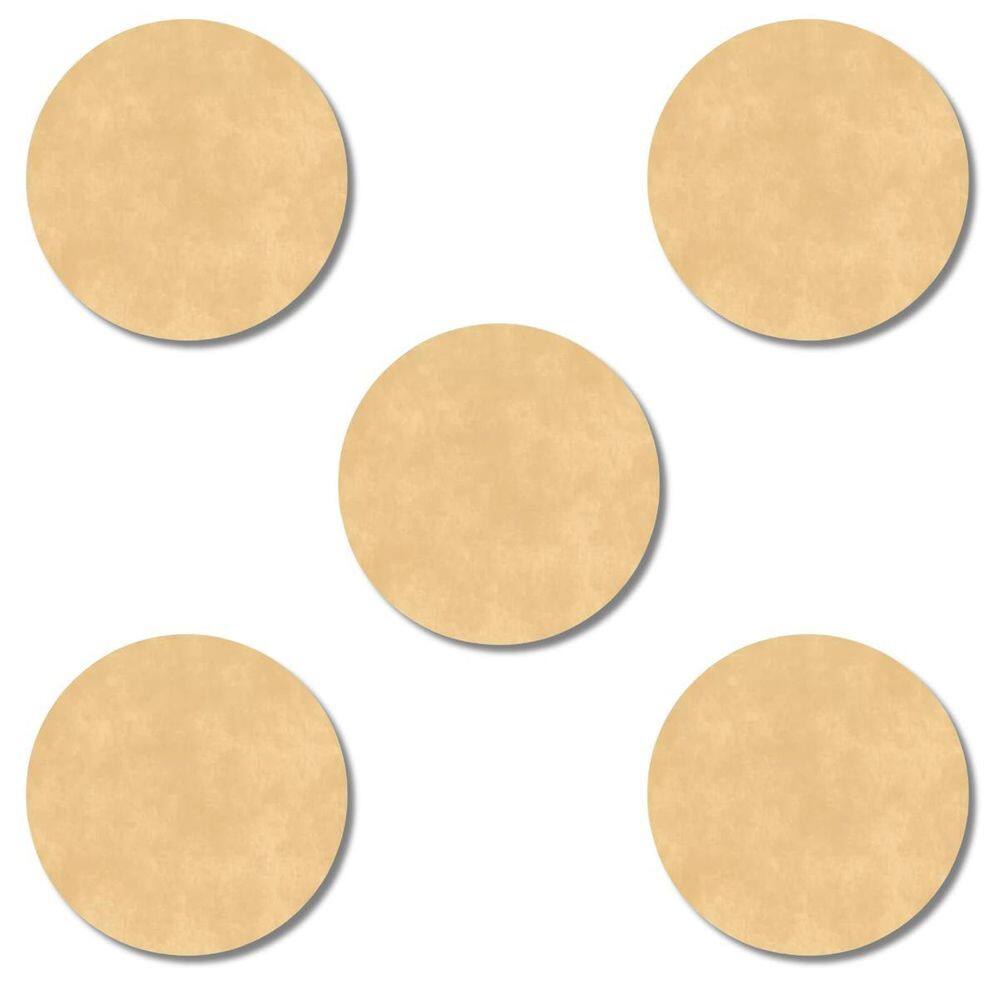 Kit 5 Pele Animal 45Cm Couro S/Aro Conga Bongo Atabaque Luen