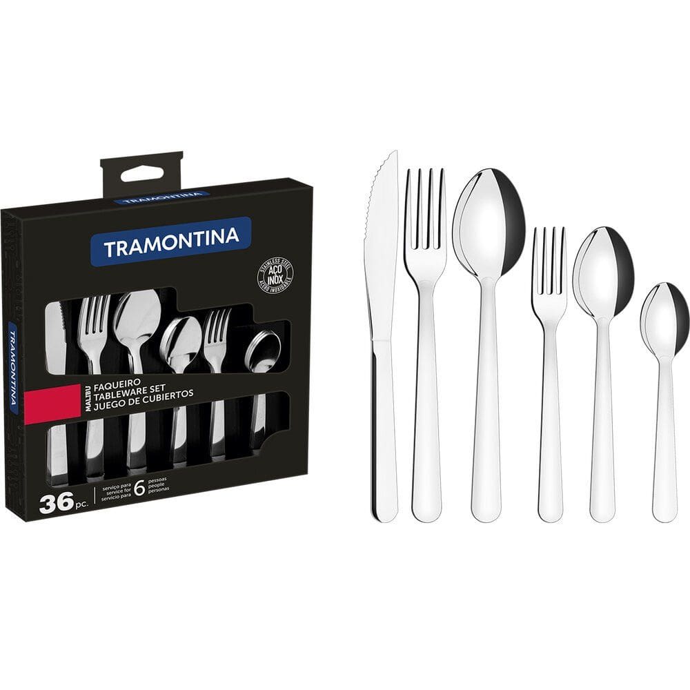 Faqueiro Inox Tramontina Malibu 36 Pecas - 23799/021
