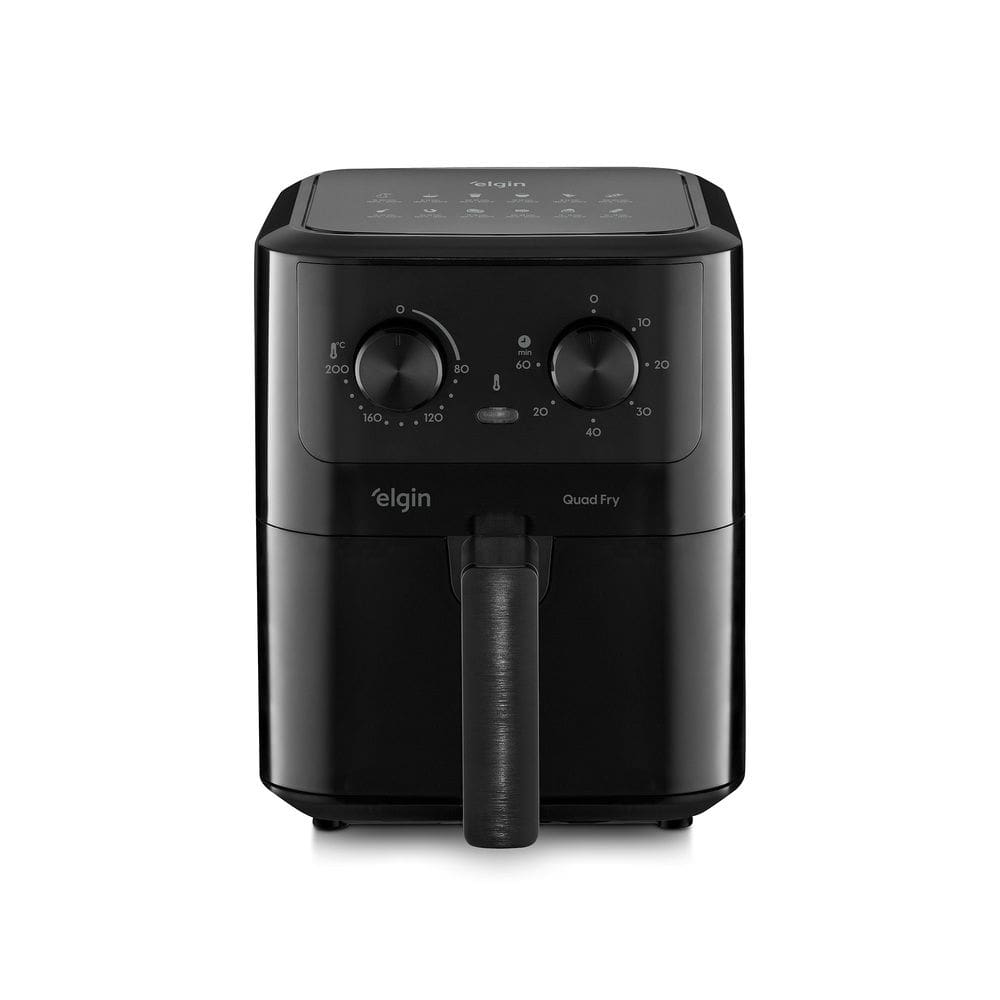 Fritadeira Air fryer Quad Fry 220V - 1.400W, 4,2L, Preta com Tecnologia Air Circuit 360°