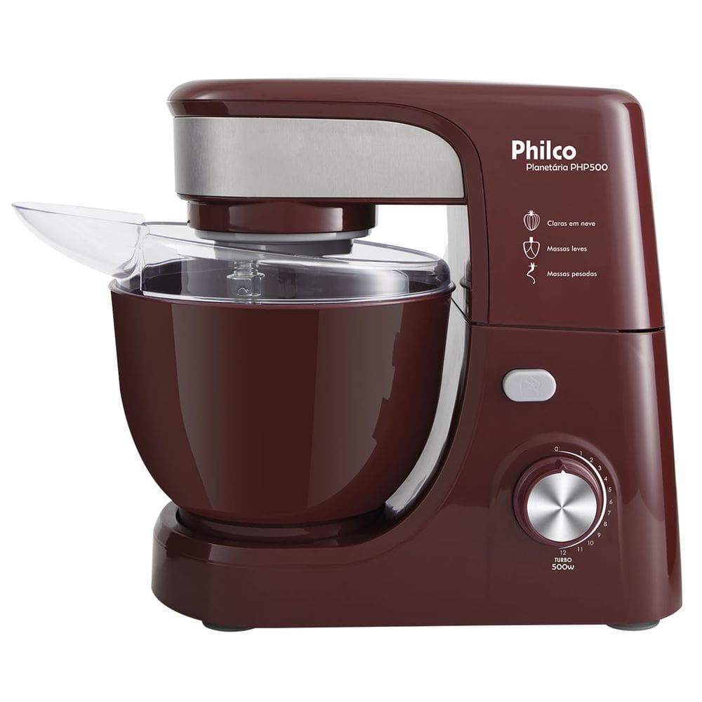 Batedeira Planetária Philco PHP500 Turbo Wine 4L 500W