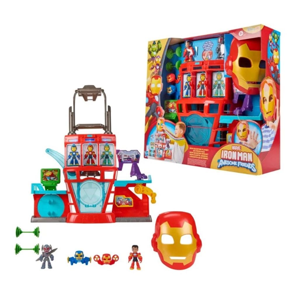 Playset Quartel homem de ferro com Luz e Som - Hasbro