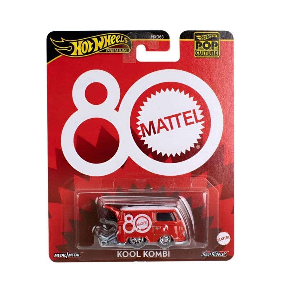 Hot Wheels Kool Kombi Pop Culture 80 Anos - Mattel