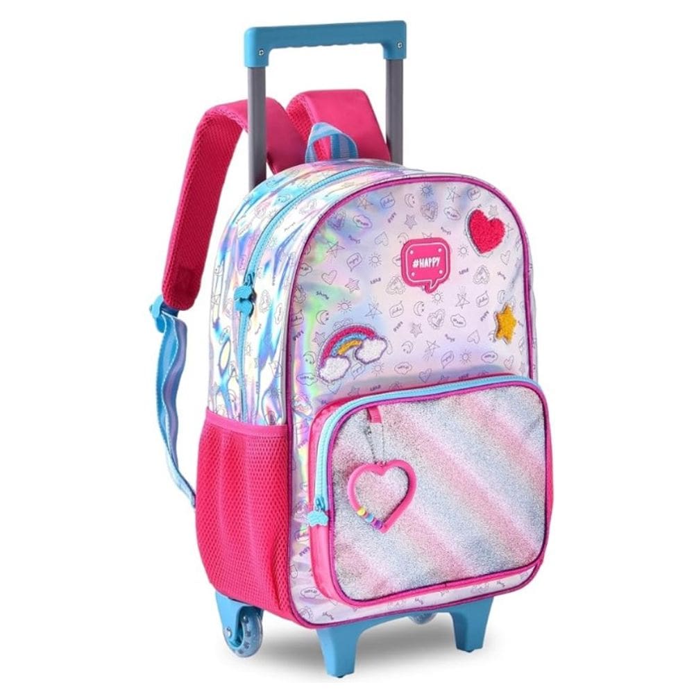 Mochila De Carrinho Holográfica Arco-Íris - Clio