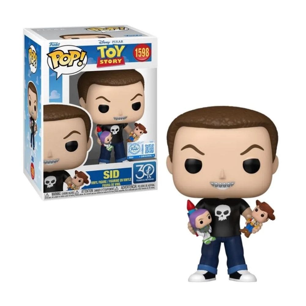 Boneco Funko Pop! Disney Toy Story 30 anos Sid - 12606