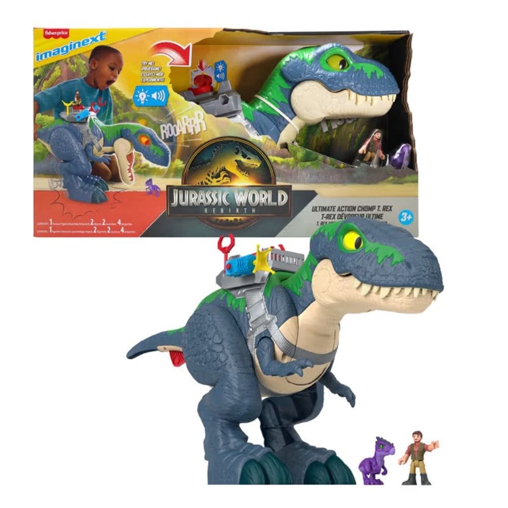 Jurassic World Dinossauro de Brinquedo Ultimate T. Rex - Mattel