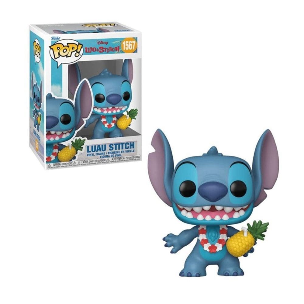Boneco Funko Pop Disney Lilo & Stitch Luau Stitch - Candide