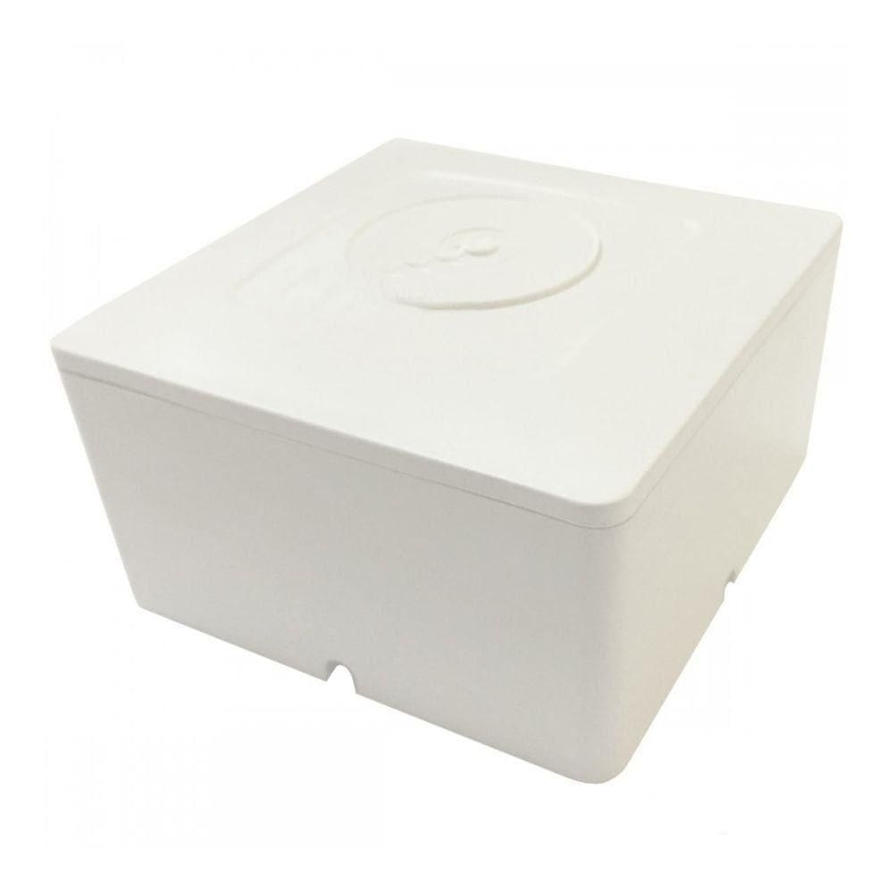 Caixa Sobrepor Multitoc Cftv Quadrada Branca 3x3