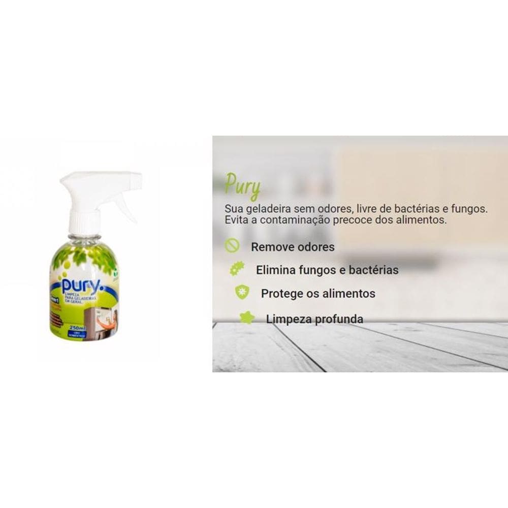Air Pury Limpeza Geral Higienização Geladeira Freezer 250 ML