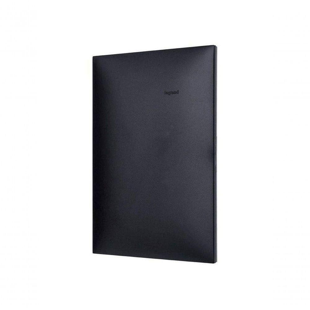 Placa Cega 4x2 Preta Pct -1