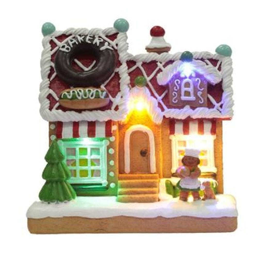 Vila natalina ginger doce colorido decorativa - Flor Arte