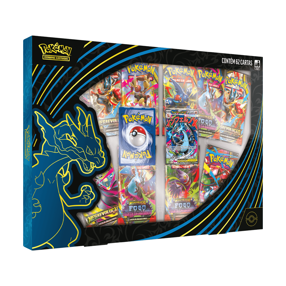 Box Pokémon Mega Charizard X EX