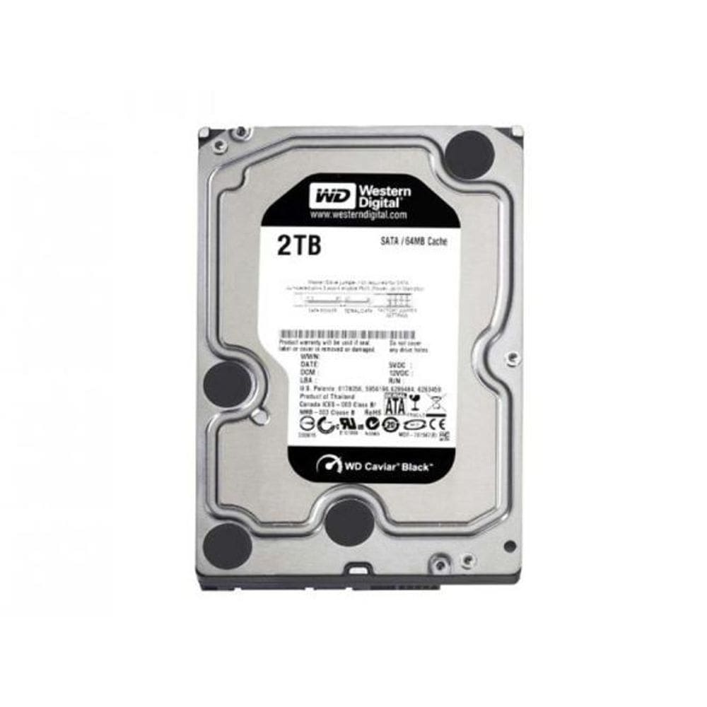 Hd Sata Storageserver Wd2001Fass 2Tb 3.5 Wd Cavia Black
