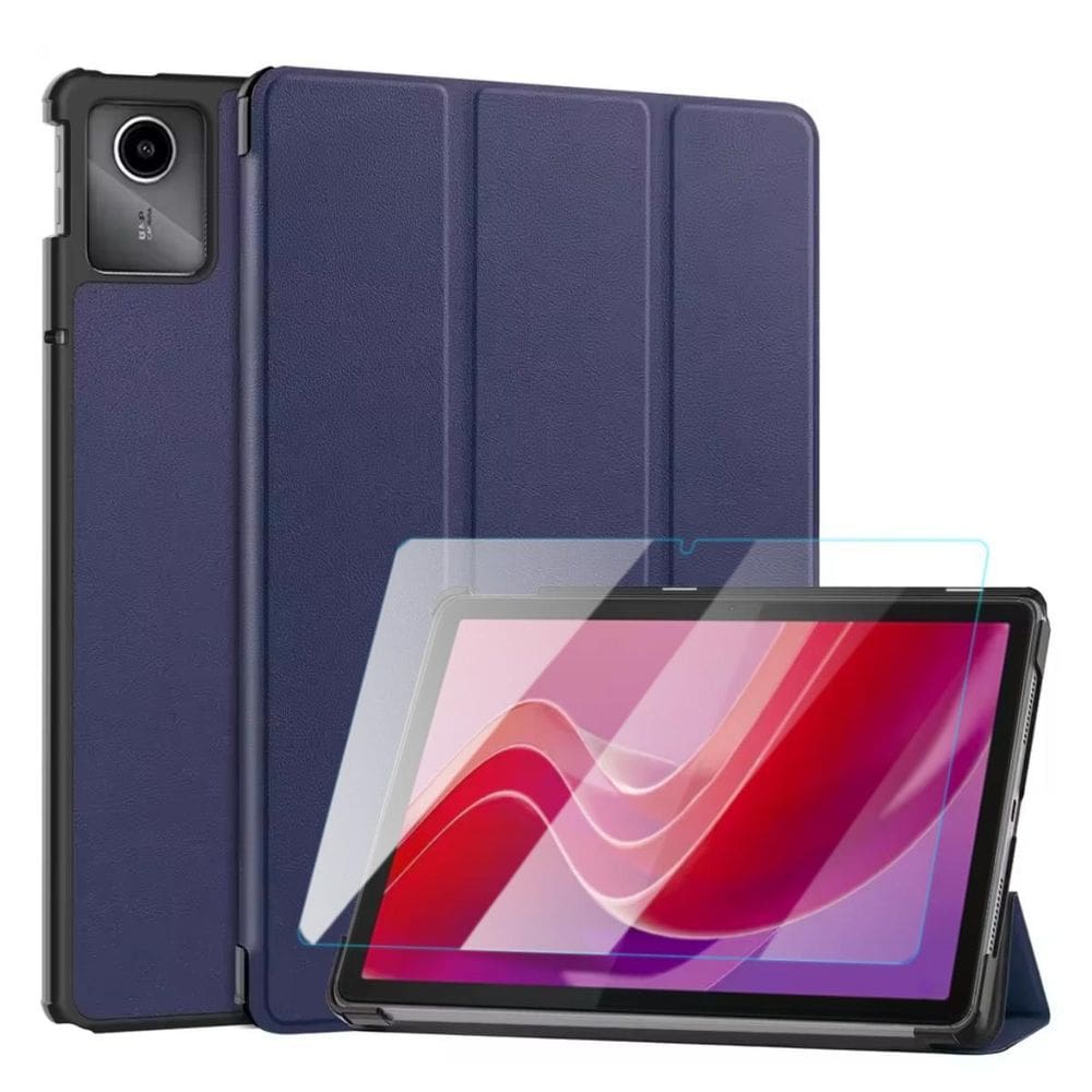 Capinha Magnética Couro Para Lenovo Tab M11 Tb330 + Película