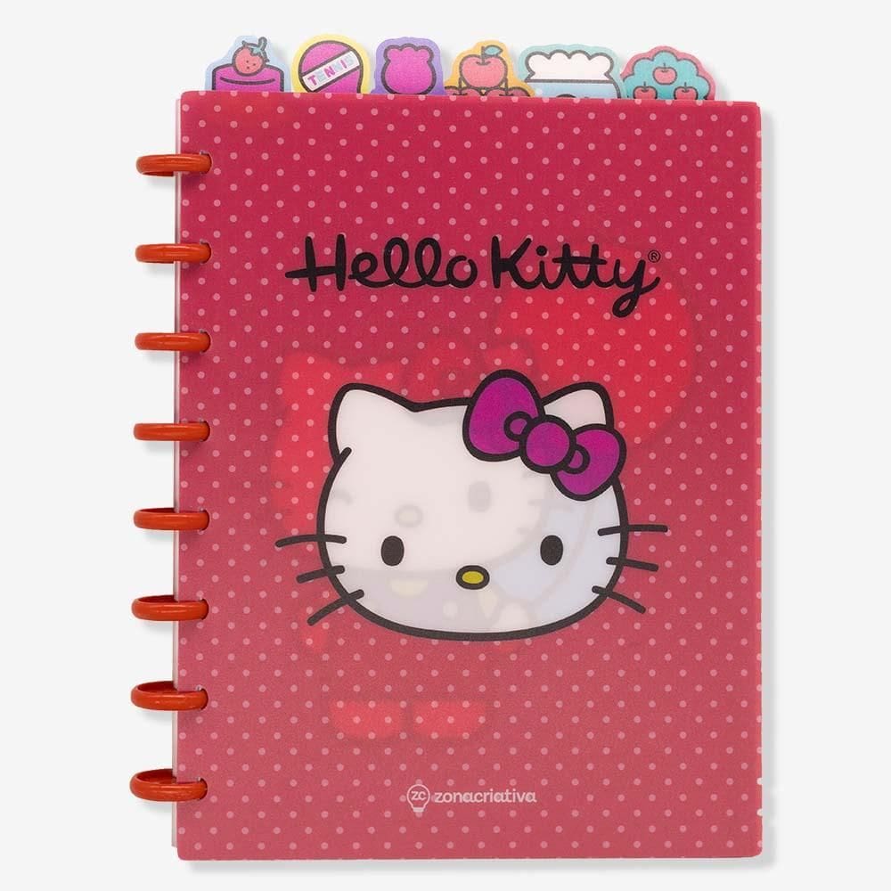 Caderno Com Divisória Hello Kitty