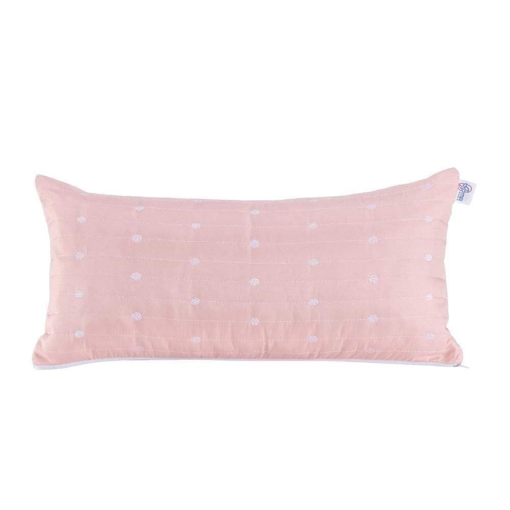 Almofada Rolinho Com Enchimento Urbany Hipercal 400 Fios 100% Poliéster - Rosê