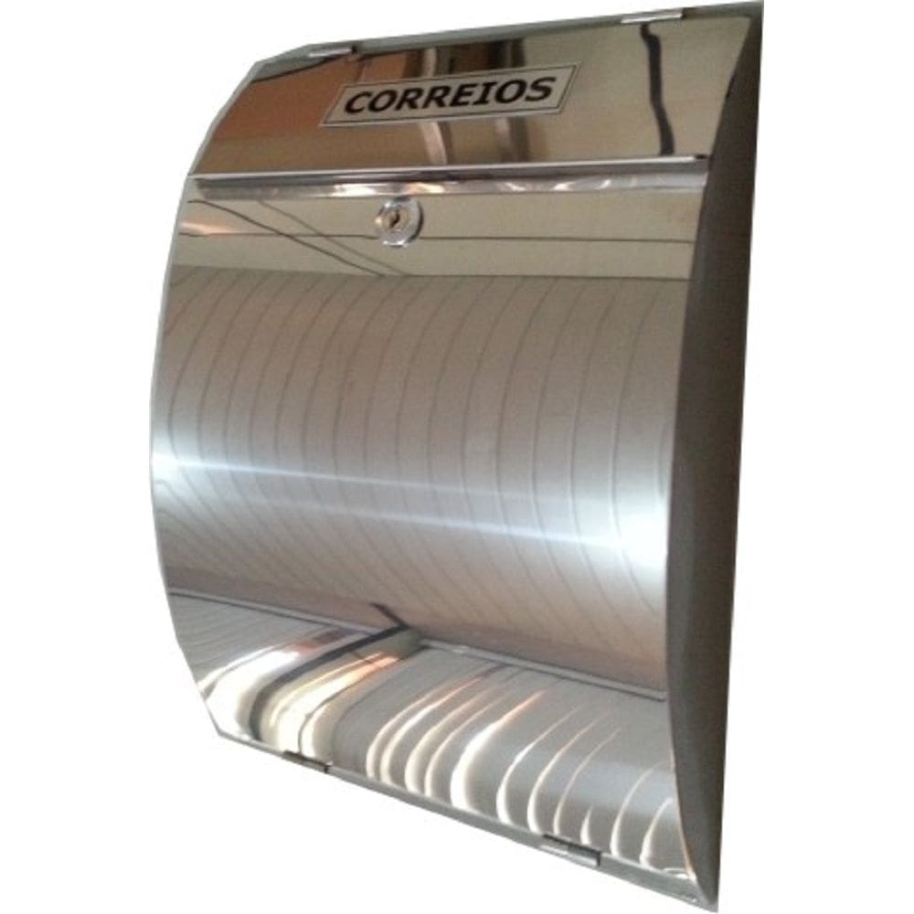 Mini Caixa De Correio Inox Arqueada