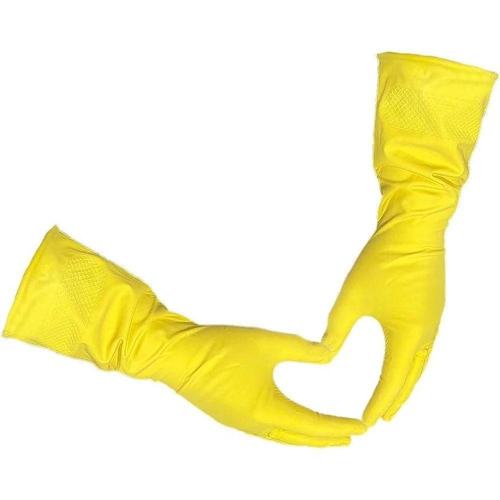 Par De Luva Latex Multiuso Borracha Limpeza Tamanho Xl