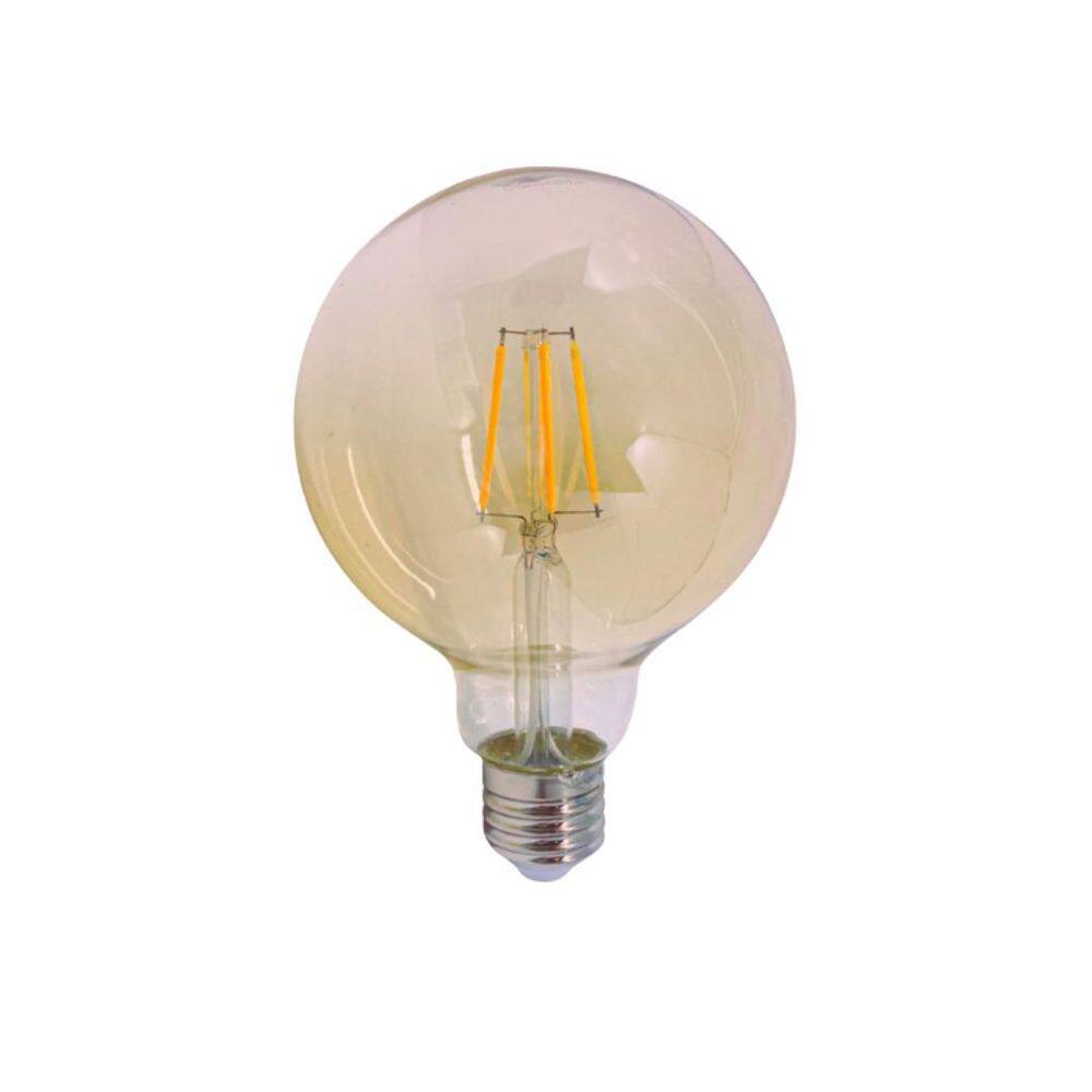 Lâmpada Filamento Led Vintage Redonda G95 4W Gold