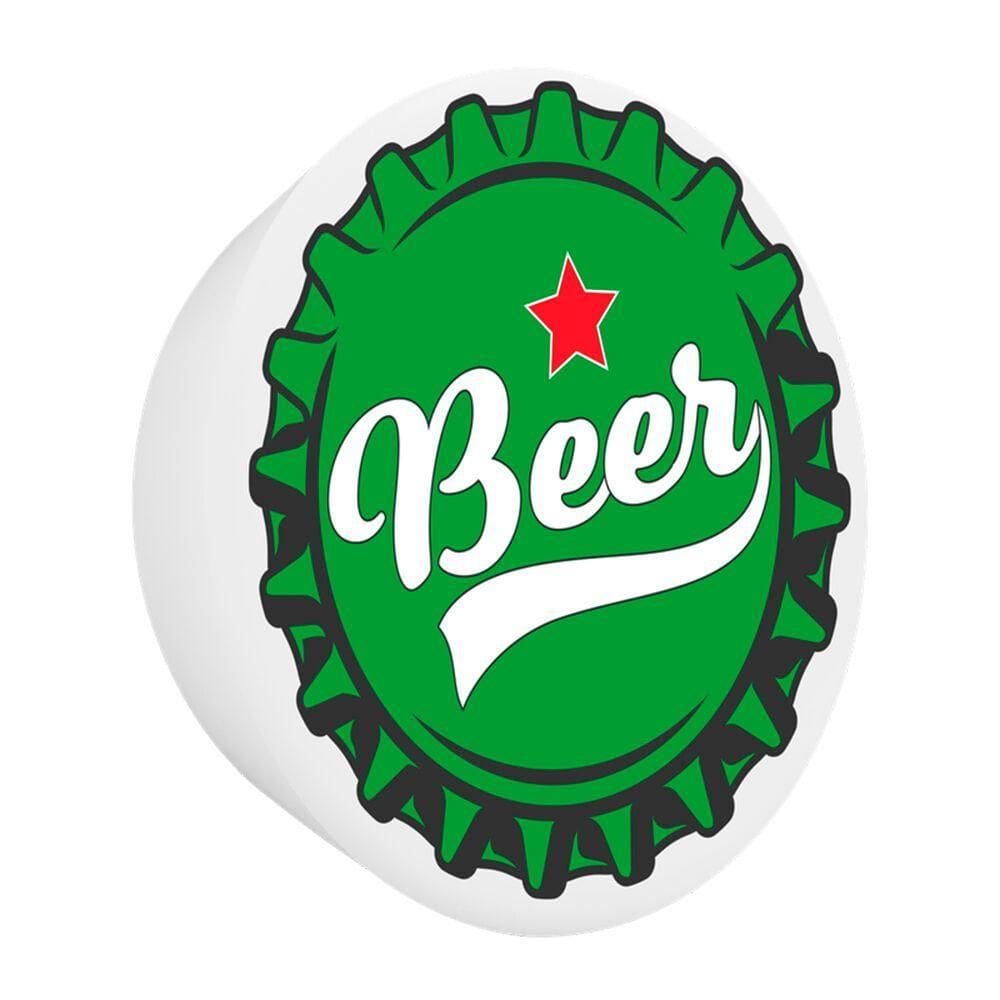 Luminária De Parede Arandela Estilo Moderno Com Tampa De Cerveja Para Ambientes Descolados