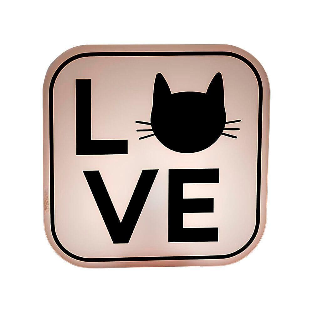 Luminária Box Aconchego Felino - Toque De Estilo E Luz Indireta Para Seu Ambiente