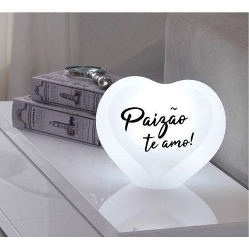 Luminária Coração Led - Iluminação Aconchegante Para O Seu Espaço Especial