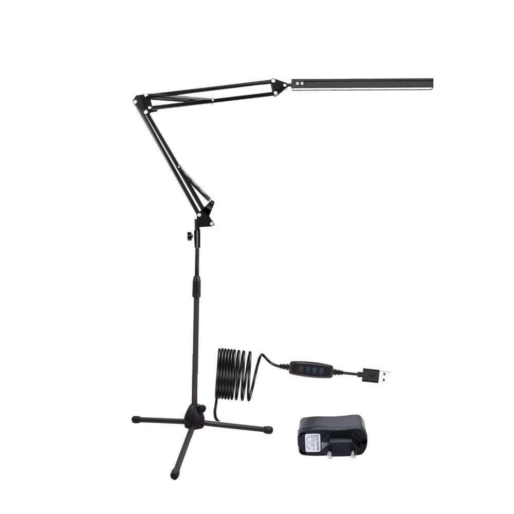 Suporte,Tripé Luminária Led Pedestal Articulado Sala, Quarto