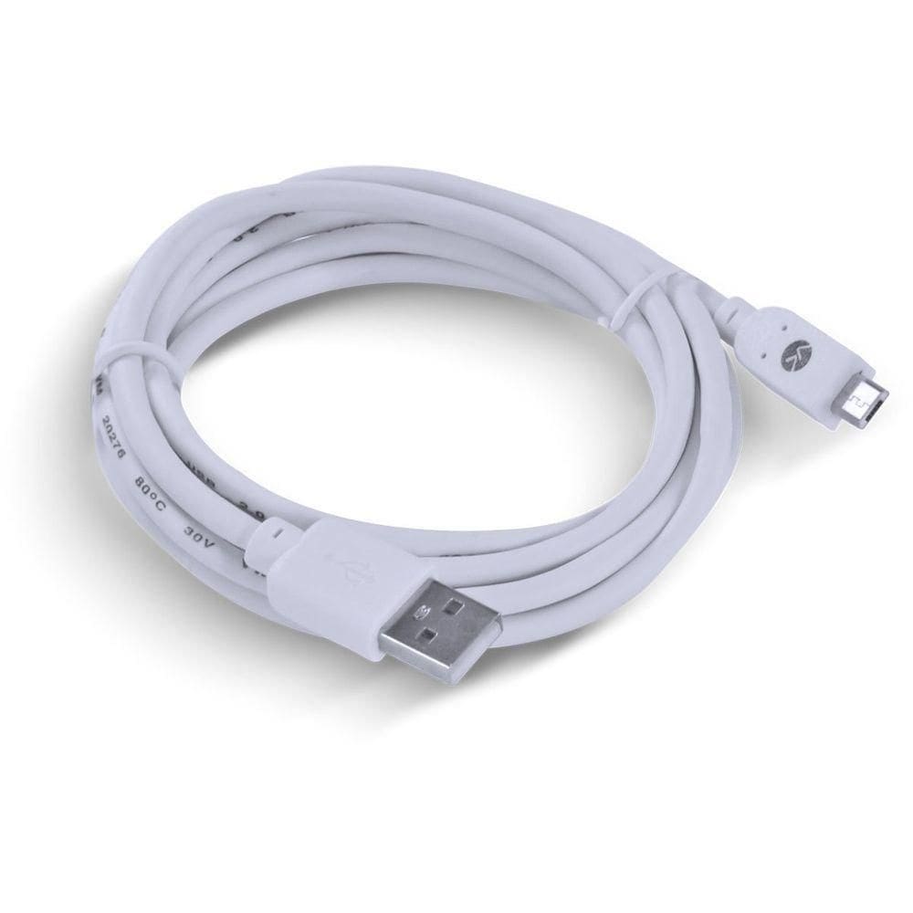 Cabo Usb Micro Usb 2m Branco