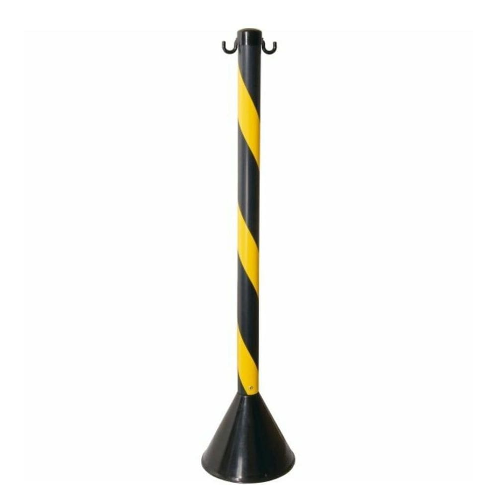 Pedestal Preto/Amarelo 90Cm