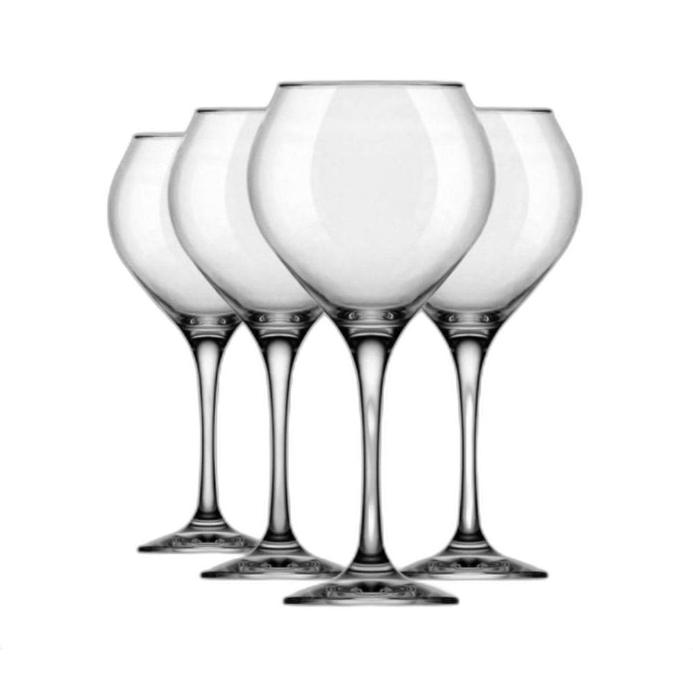 Kit De Taças Vinho Tinto Gin Vidro Prestige 600Ml 24Uni