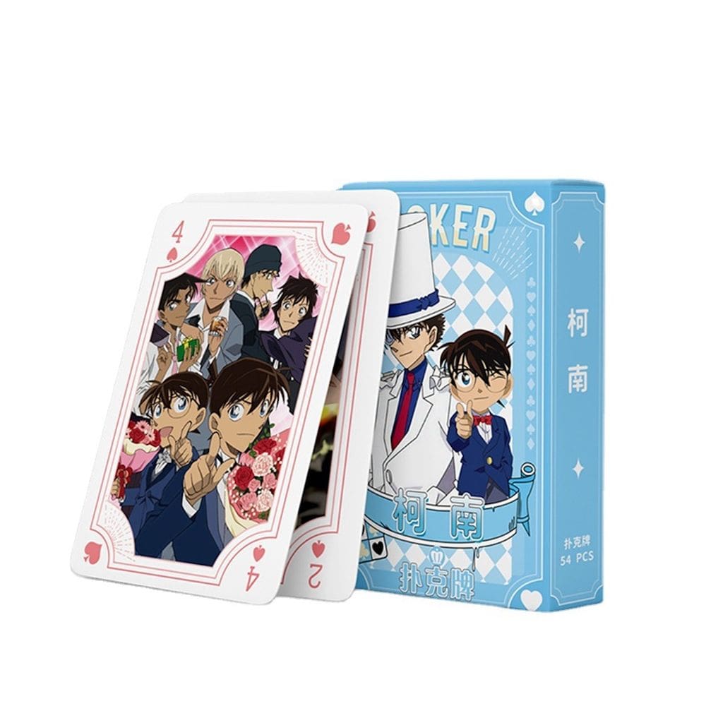 Baralho de cartas Detectives Conans Anime Poker Deck 54 unidades