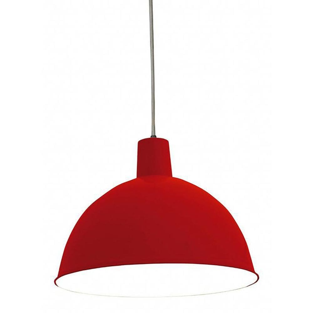 Pendente Taschibra Vermelho 100W - Iluminação Sofisticada