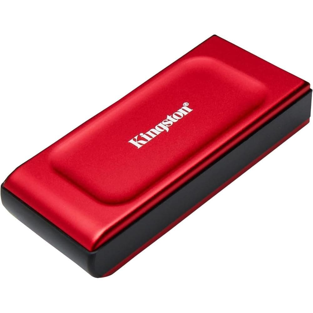SSD Externo 2TB USB-C 3.2, Kingston XS1000R RED, Leitura 1050MB/s; Gravação: 1000MB/s, SXS1000R/2000G