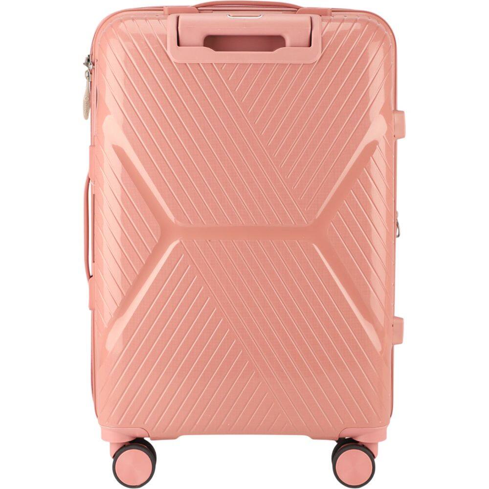 Mala de Viagem Médio Porte Rodas 360° em ABS Resistente Cadeado com Segredo Zíper Expansivo Cruzeiro 7006-M24