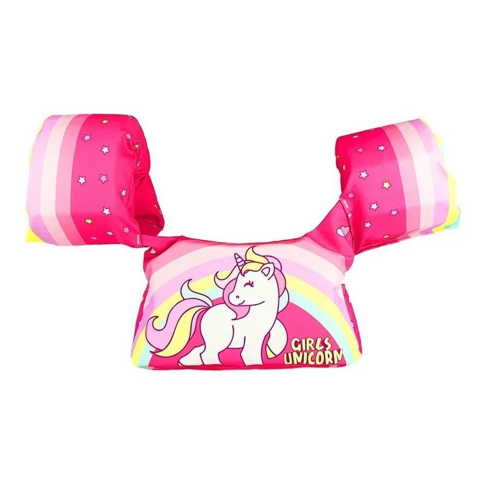 Colete Salva-Vidas Infantil Vopen: Seguranç - Unicórnio Rosa