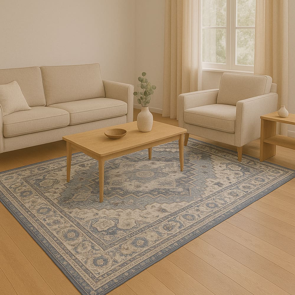 Tapete Vinci Pelo Baixo Antialérgico Impermeável 140x200cm Jolitex - Napoles