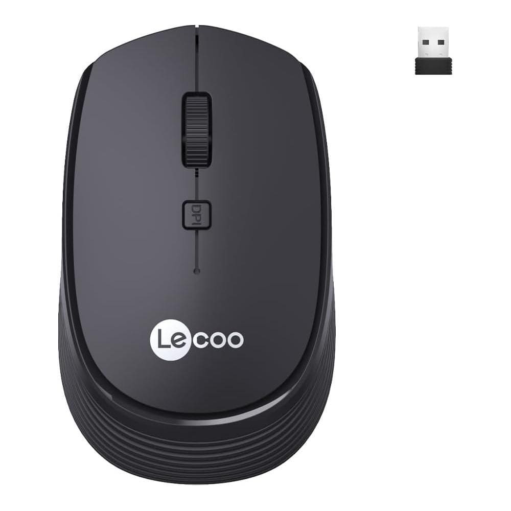 Mouse S/Fio Ws202 1200 Dpi Preto Lecoo