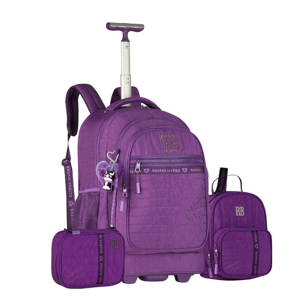 Mochila Rodas Lancheira Estojo Box Rebecca Bonbon Meninas