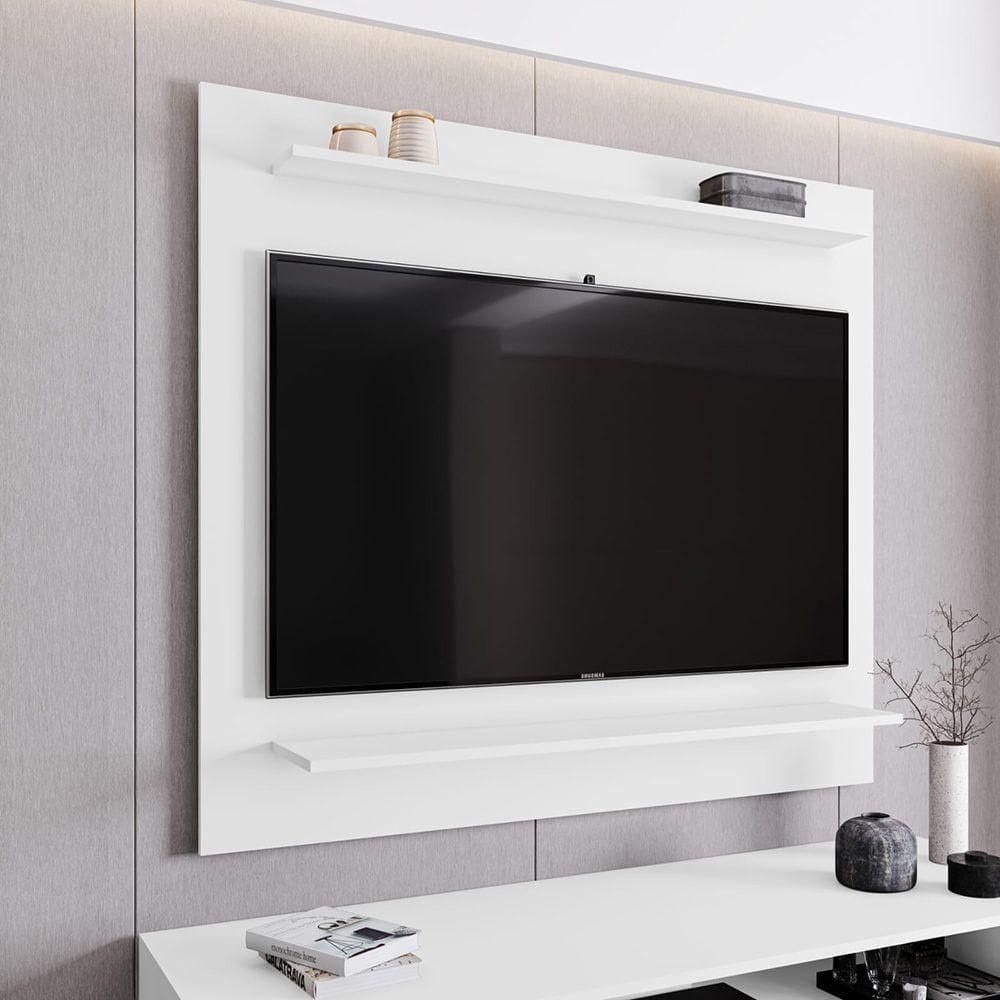 Painel Sala Para Tv Até 50 Tessa - Ssx Multicoisas Branco